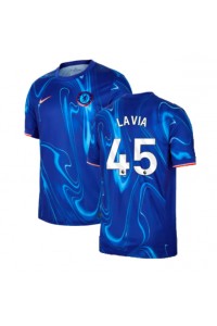 Chelsea Romeo Lavia #45 Voetbaltruitje Thuis tenue 2024-25 Korte Mouw